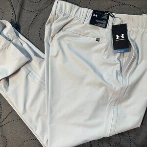 UNDER ARMOUR ISO CHILL GOLF #014 L. GRAY PANTS SIZE 42 40 X 34 32 30 MEN $100.00